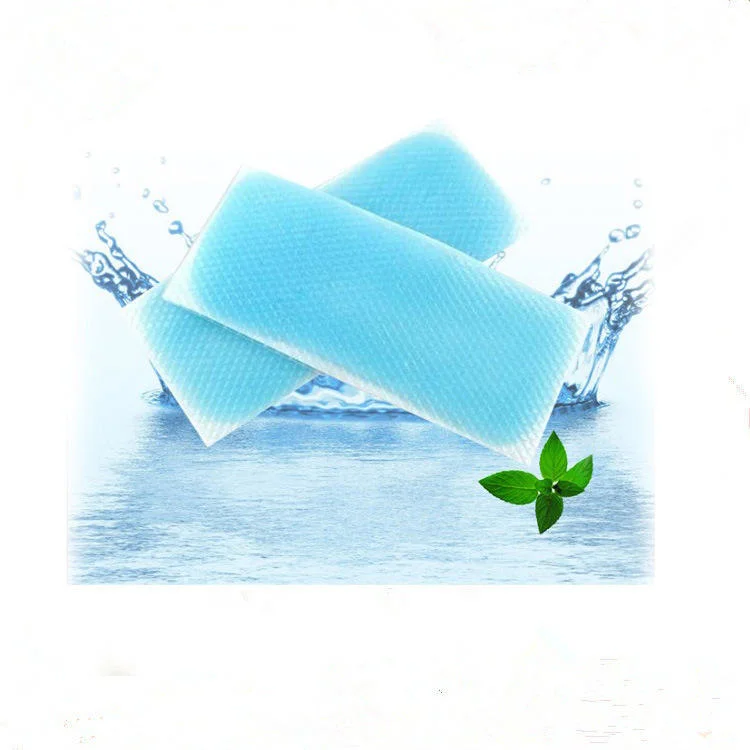 Hot Summer Anti-Heat Colorful Comfortable Mint Customized Medical Hydrogel Cool Ice Patches