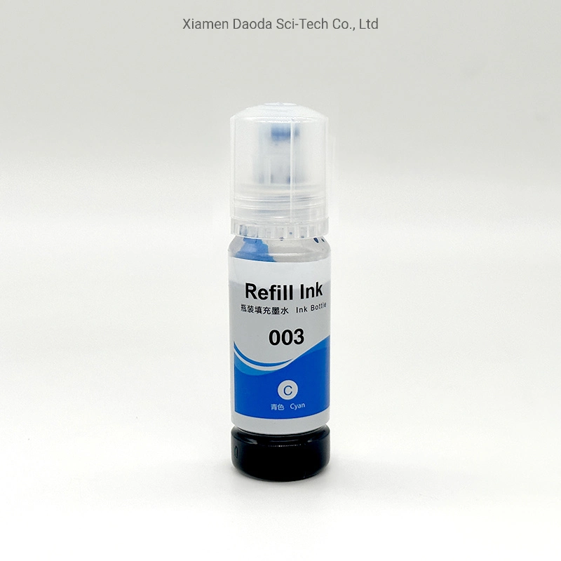 Refill Dye Ink 002/003/004 for Epson L3110/L5190/L3151/L3150/L3111/L3156/L3160/L3116/L1110/L3100/ L3101/ L3170/L4150/L416/L6160 /L6170/ Ecotank Inkjet Printers