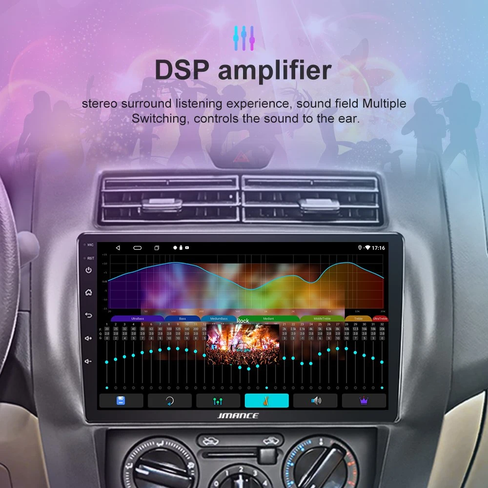 A18 10" Car Smart Navigation Radio Multimedia Stereo Wireless Apple Carplay Android Auto DSP Ahd Am RDS 2+32 4+64 6+128 4G Phone