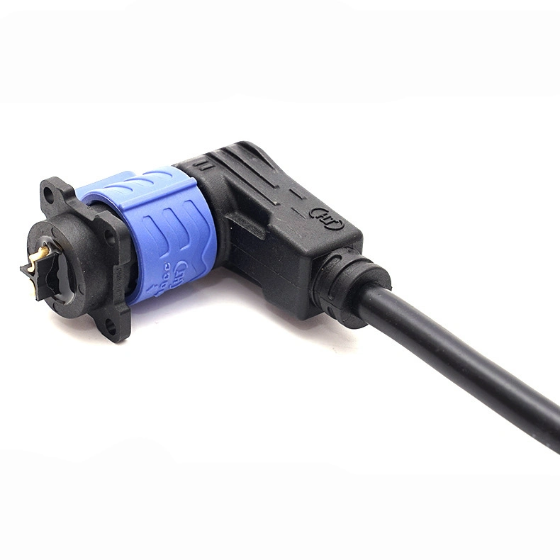 M20 Series Male Female Waterproof 12/24pin Power Fast Lock Cable Connector