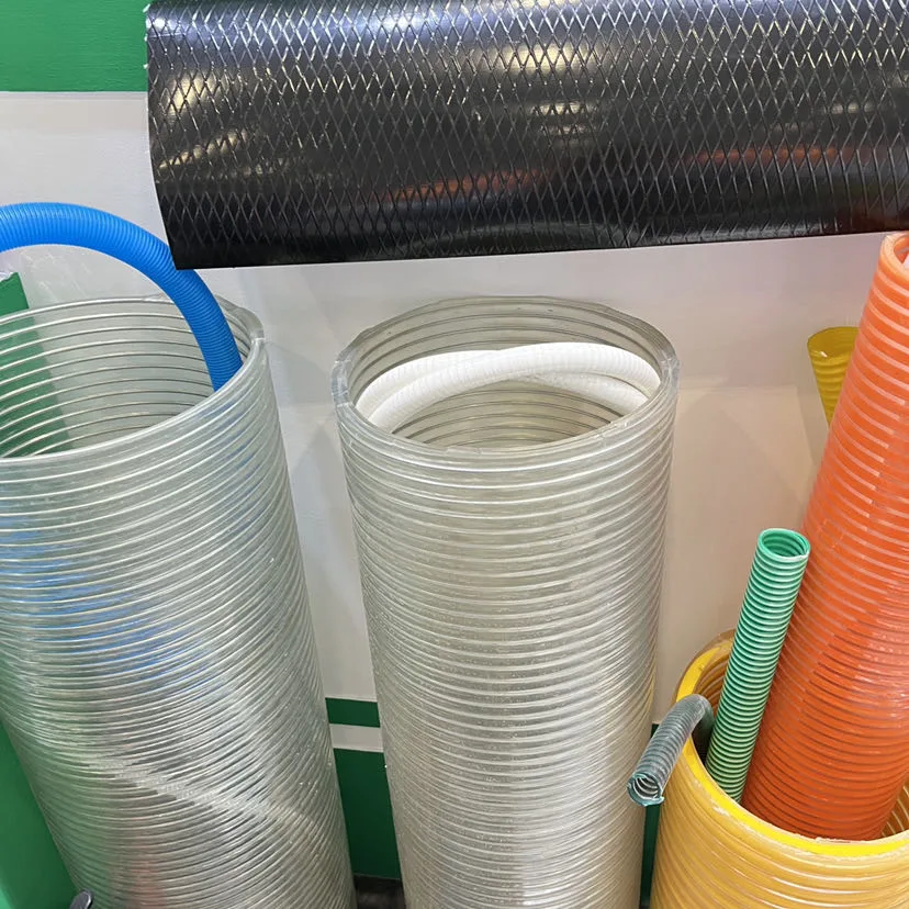 PU de PVC flexible de aspiración de la fuerza del tubo de manguito de tubo de plástico utilizado para el suministro de agua de la máquina de extrusión