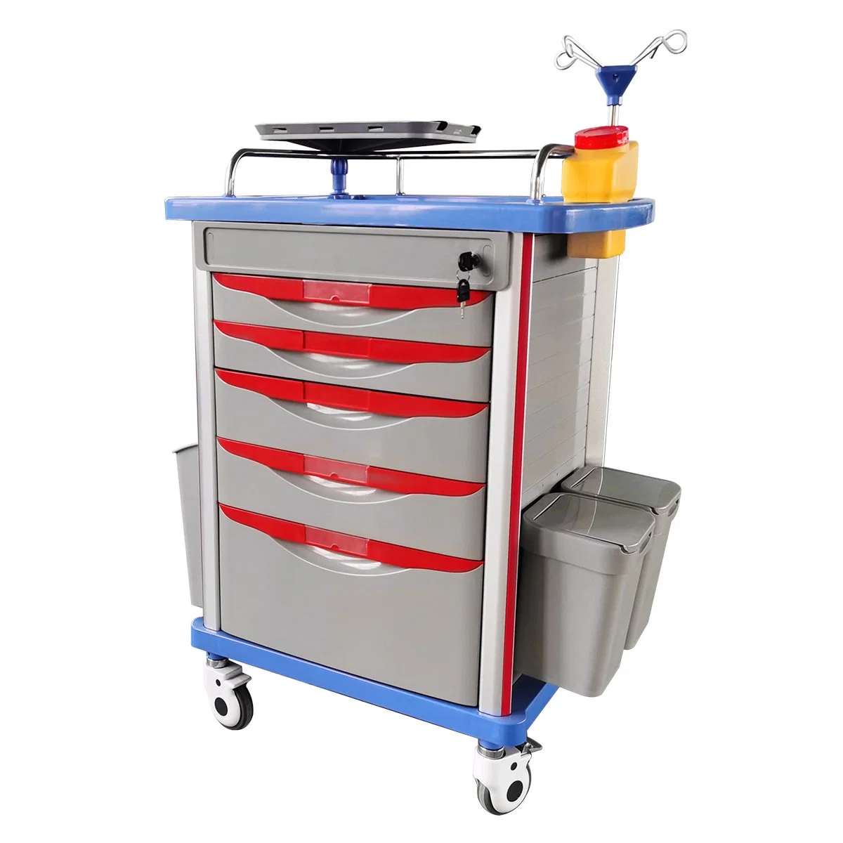 Mt Medical Hospital Trolley uso médico ABS material infusión Trolley