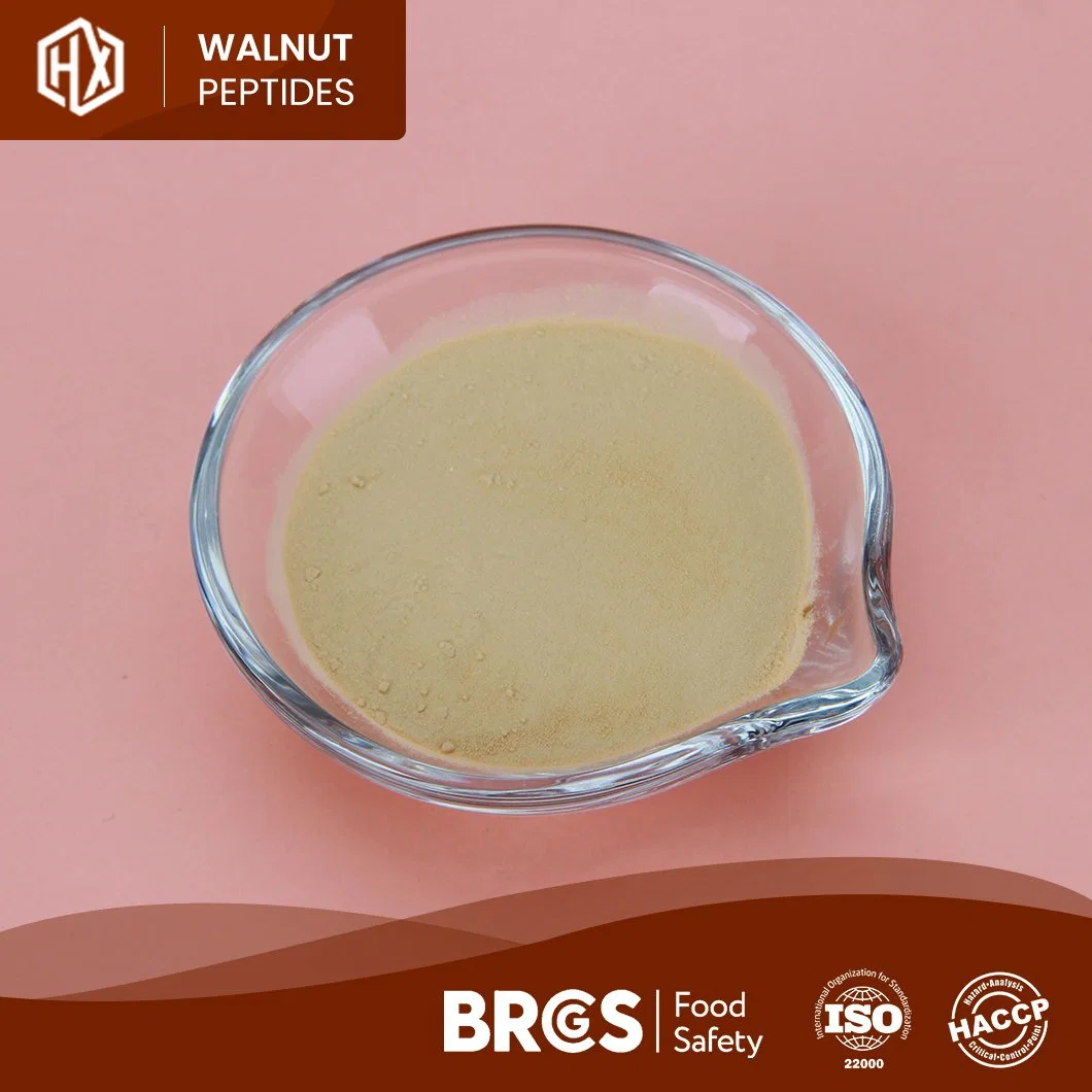 Haoxiang Wholesale/Supplier Custom Food Grade Walnut Peptides Bulk High Purity Walnut Peptide China High Purity Water Soluble Small Molecule Walnut Peptide Manufacturers