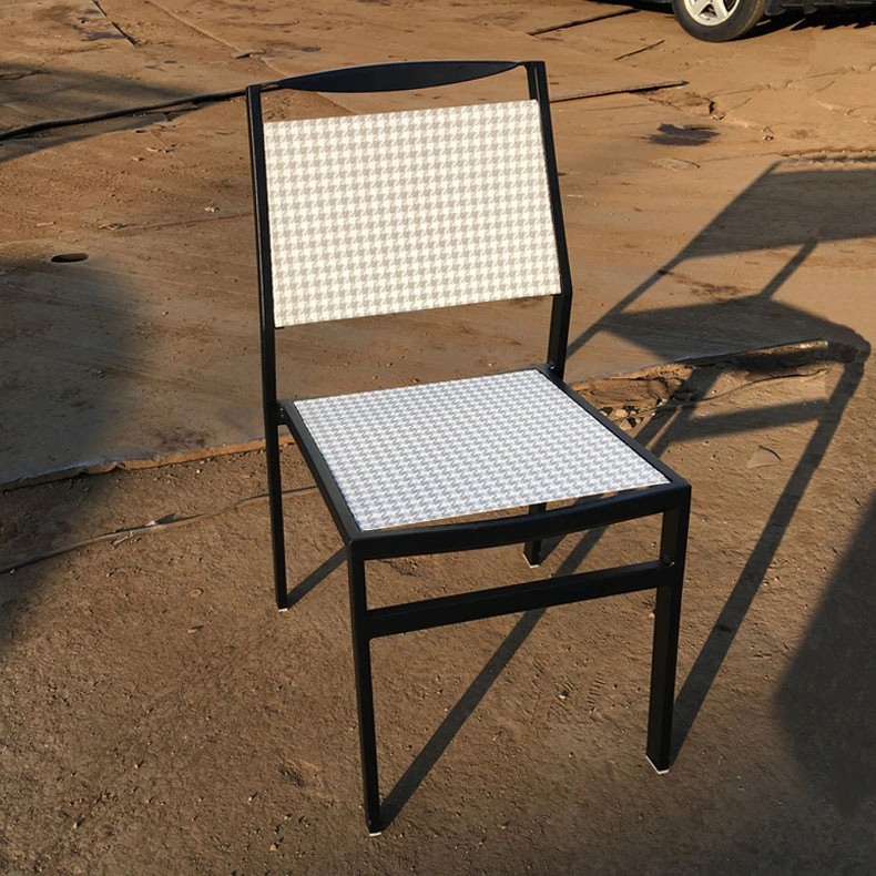 All-Season PVC Aluminum Outdoor Gardern Dining Set Rattan Chair