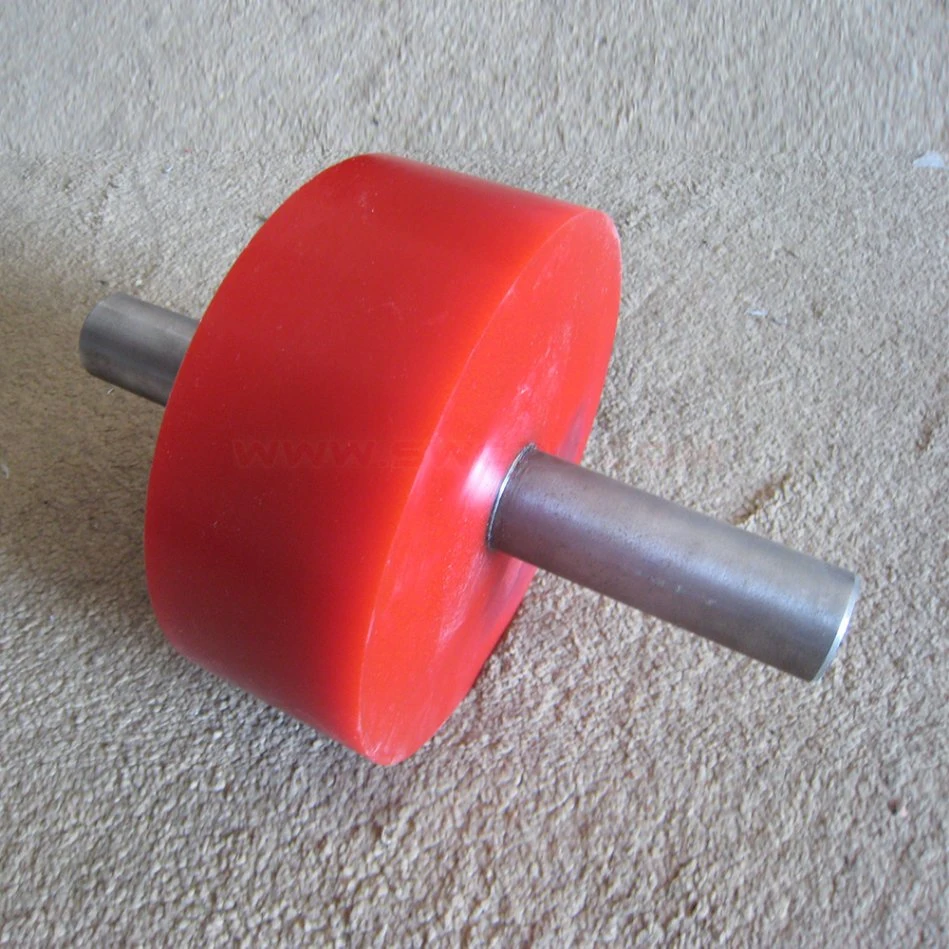 Custom Fabrication Pipe Roller, Precision Marine Wide Polyurethane PU Roller Urethane V Roller
