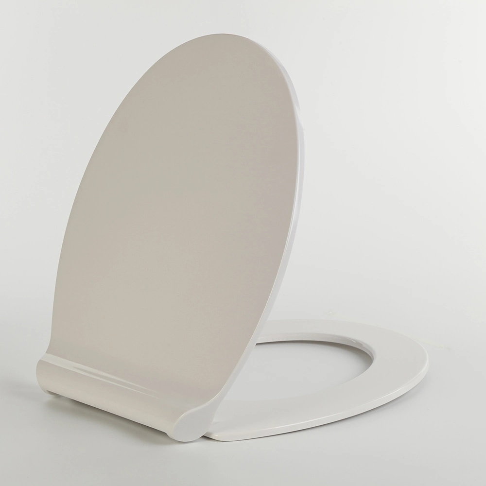 Toilet Seat UF Plastic with Quiet Close, Easy Clean Quick-Release Hinges