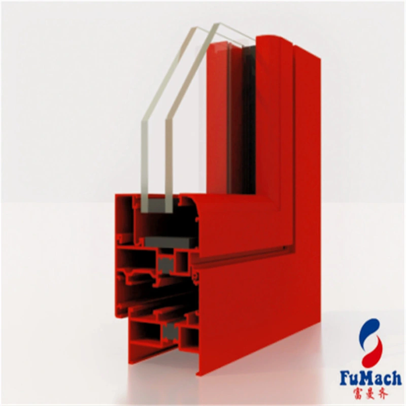 60, 90 Thermal Insulation Wood Finish Door/Window Aluminum Extrusion Profiles