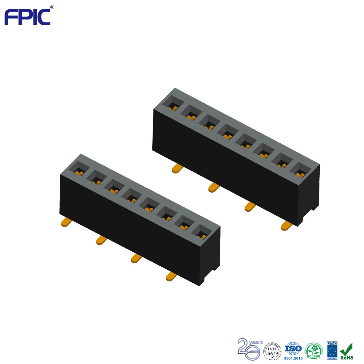 Boîtier de jonction électrique à embase à broches CMS Auto pièces de rechange en plastique Pièces d'injection pour connecteur de batterie