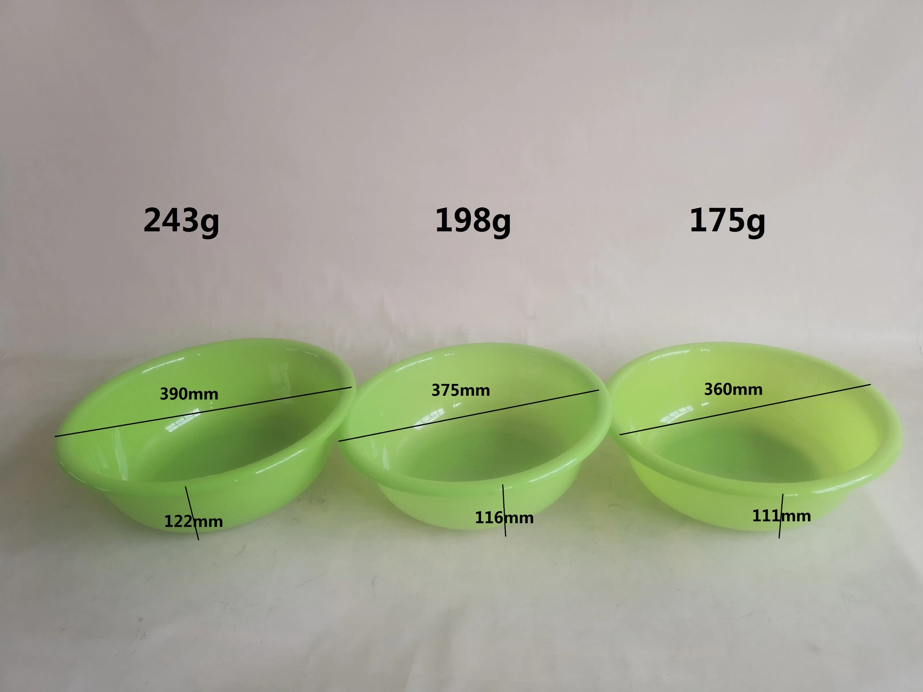 Used Light Weight Plastic Basin Mould 3 Different Dimension