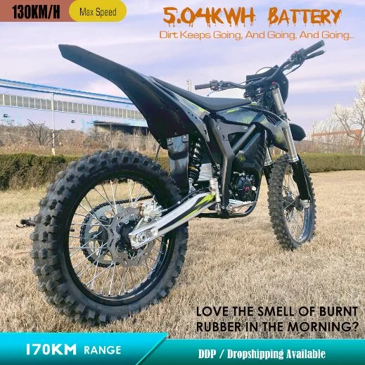 EEC Certificate Street Legal Version off Road Version 12kw 20kw Moto Battery 72V 70ah Electric Motocross Pitbike E Bike Motorcycle for Adult