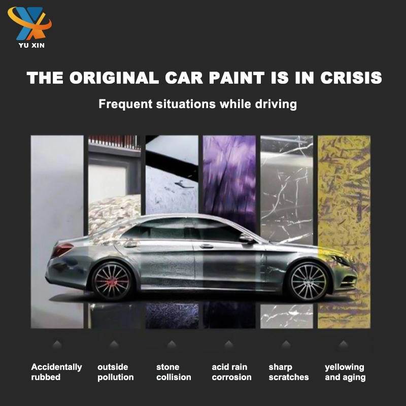 6,5mil adhésif automobile carrosserie peinture transparente protection de surface Auto-cicatrisation Rouleaux de film PPF PPF Premium car Wraps en TPU