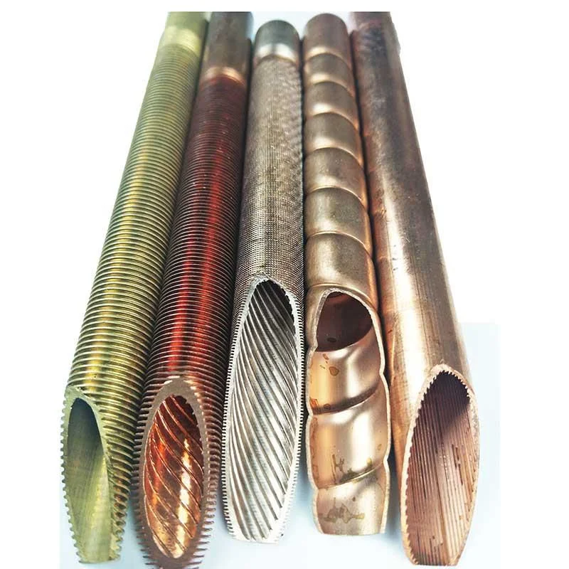 Copper Low Fin Tube Refrigeration & Heat Exchange Parts for Air Conditioning Condenser