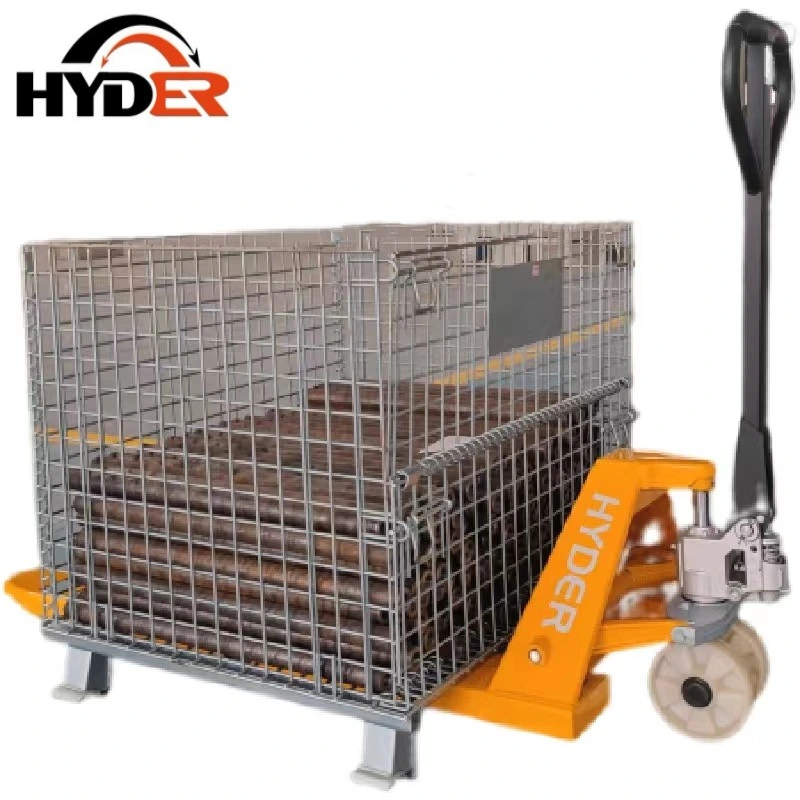 China Hyder Hydraulic Manual Forklift Hand Pallet Truck 3 Ton