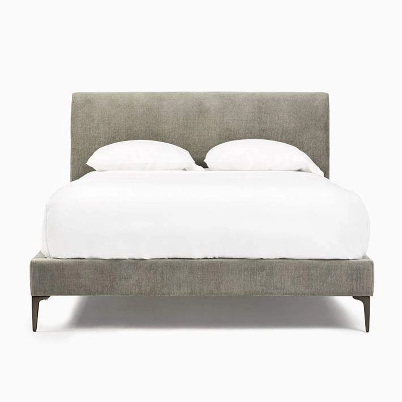 Minimalistisches Design Modernes Stilvolles Schlafzimmer Hotelmöbel Massivholz Doppelzimmer Bett