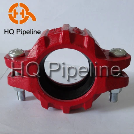 UL/FM Ductile Iron Pipe Fittings Heavy Duty Flexible Grooved Coupling