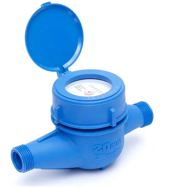 Chinese Manufactory Pn16 Nilong Plastic Body Dry Type R160 Class C Impuls Flowmeter Cold Water Meter