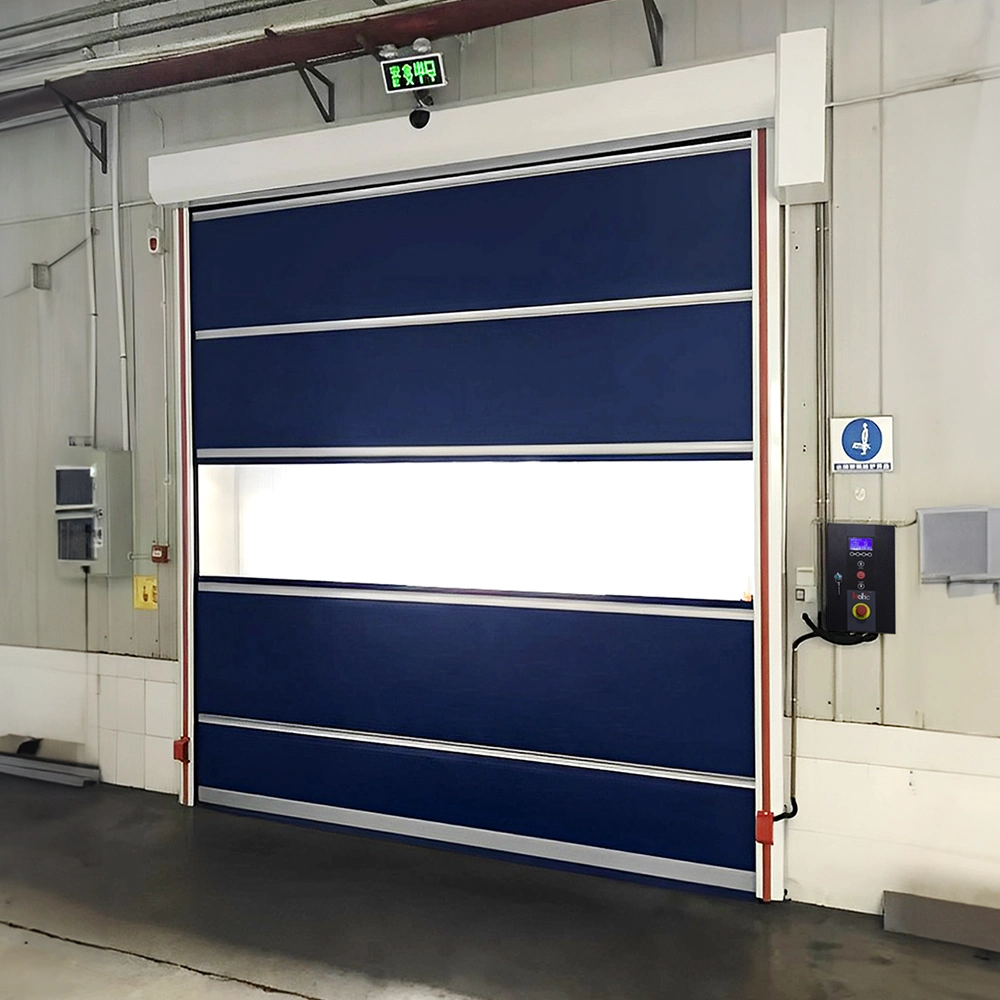 Plastic Fast Door with Transparent Window (HF-1055)