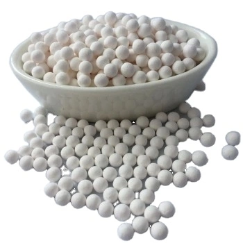 تم تنشيط البنية عالية المسامية Alumina desiccant تنشيط Alumina الكرة الكيميائية ماص