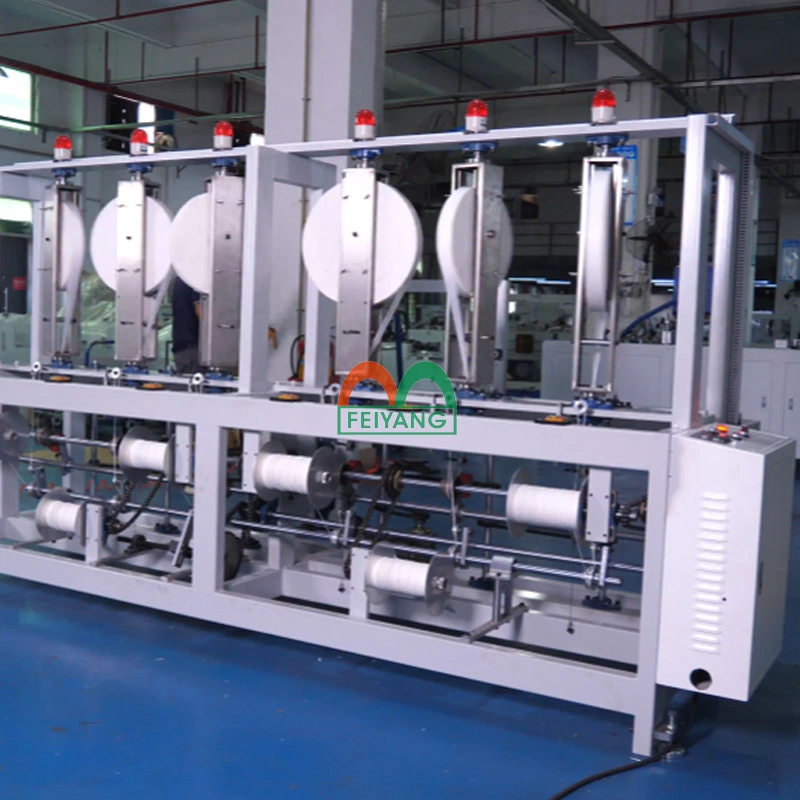 6 Station High Speed Paper Rope Maker for Paper Bag Production
