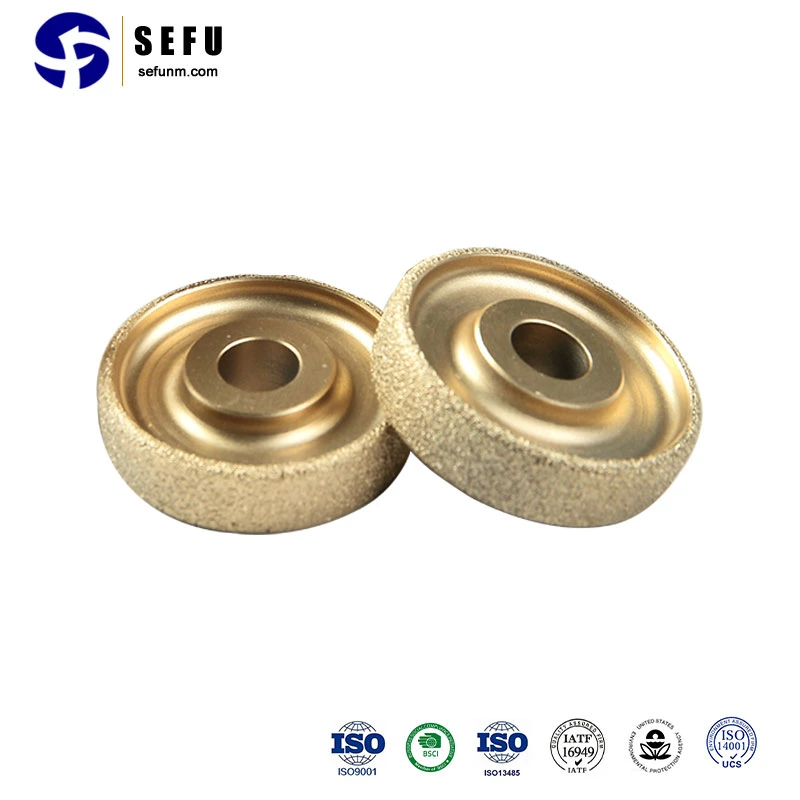 Sefu China Brazed Diamond Drilling Tools Suppliers 150mm Vacuum Brazed Diamond Grinding Wheel Super Abrasive Grinding Wheels for Grinding Metal