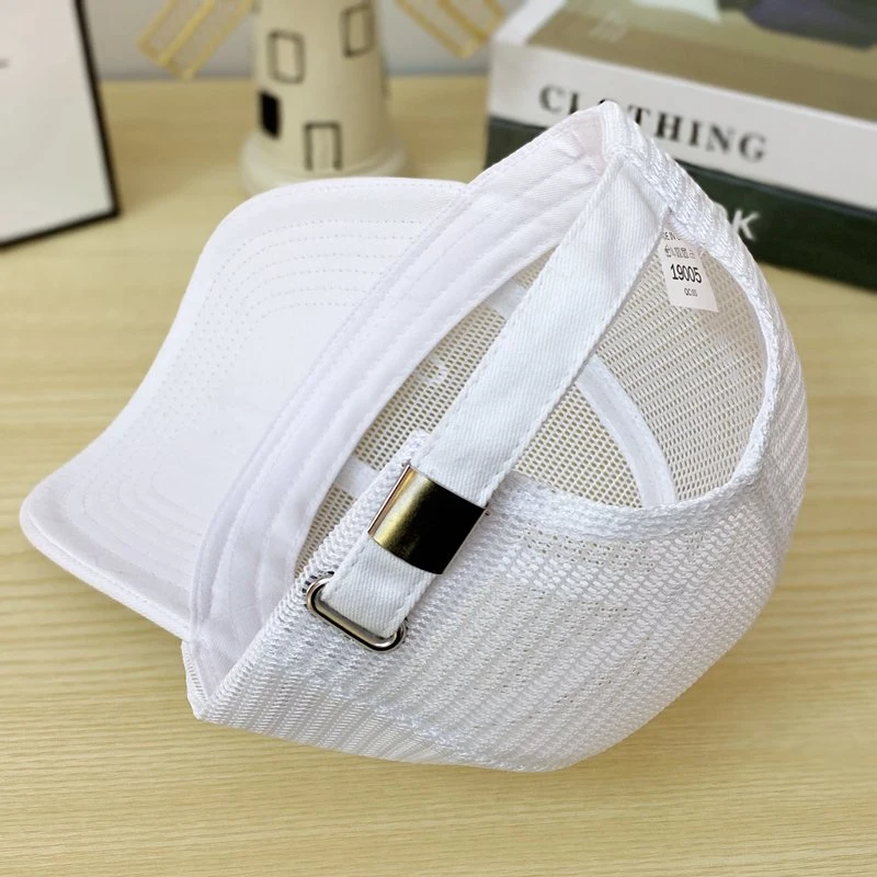 Custom Women's Man All-Mesh Leisure Baseball Cap Sun Protection Visor Golf Hat