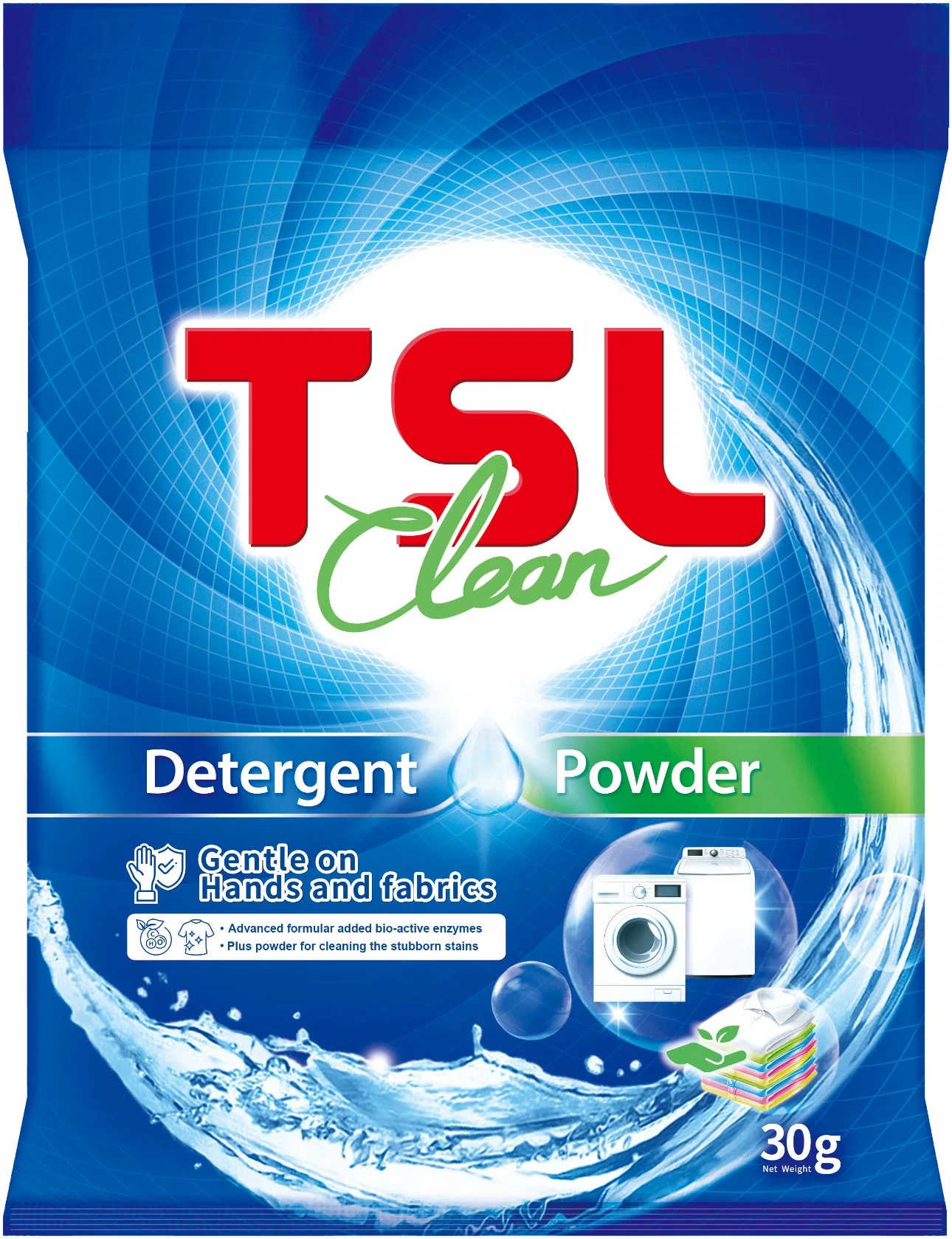 Tsl Clean Small Packing Detergent Powder