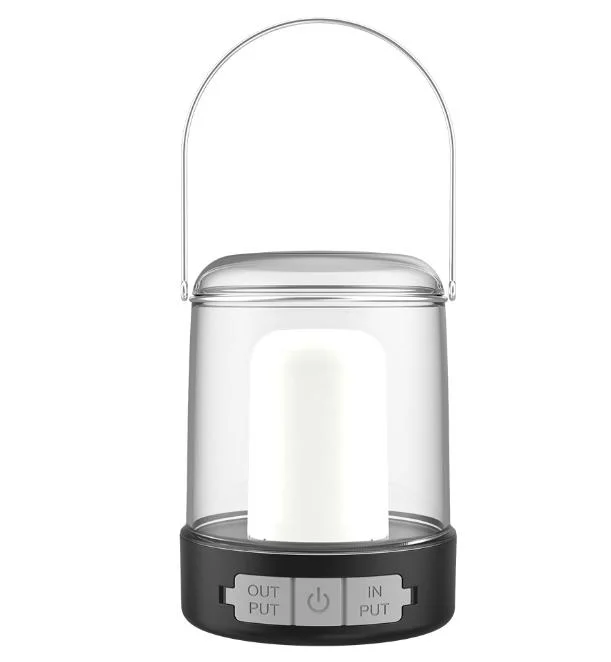 Перезаряжаемый фонарь с камуфляжным фонарем для использования вне помещений светодиодный декоративный светильник для лагеря Палатка с блоком питания 3,7 в, 1500 мА/ч, подвесное освещение с подвесным подвесом