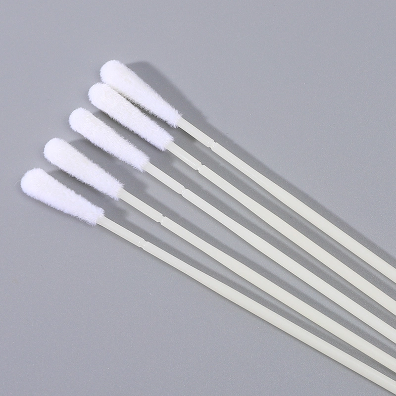 Disposable Medical Swab Stick Flocked Nasopharyngeal Oral