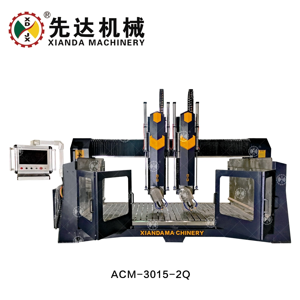 CNC 4 Axis Arc Slab&Column Carving Machine (TERRY) for Processing Marble Granite