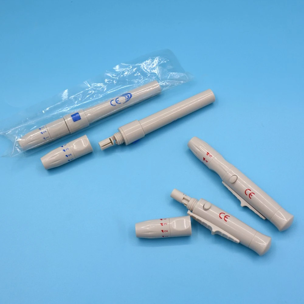 Blood Sampling Device Compatible Most Lancets Plastic Collection Pen