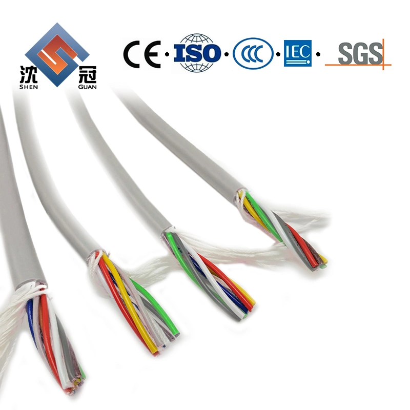 Cinta de cobre aislada XLPE/ PVC de varios núcleos de conductor de aleación de aluminio Shenguan Cable de Control de Protección cable eléctrico flexible de doble aislamiento PVC blindado Cable