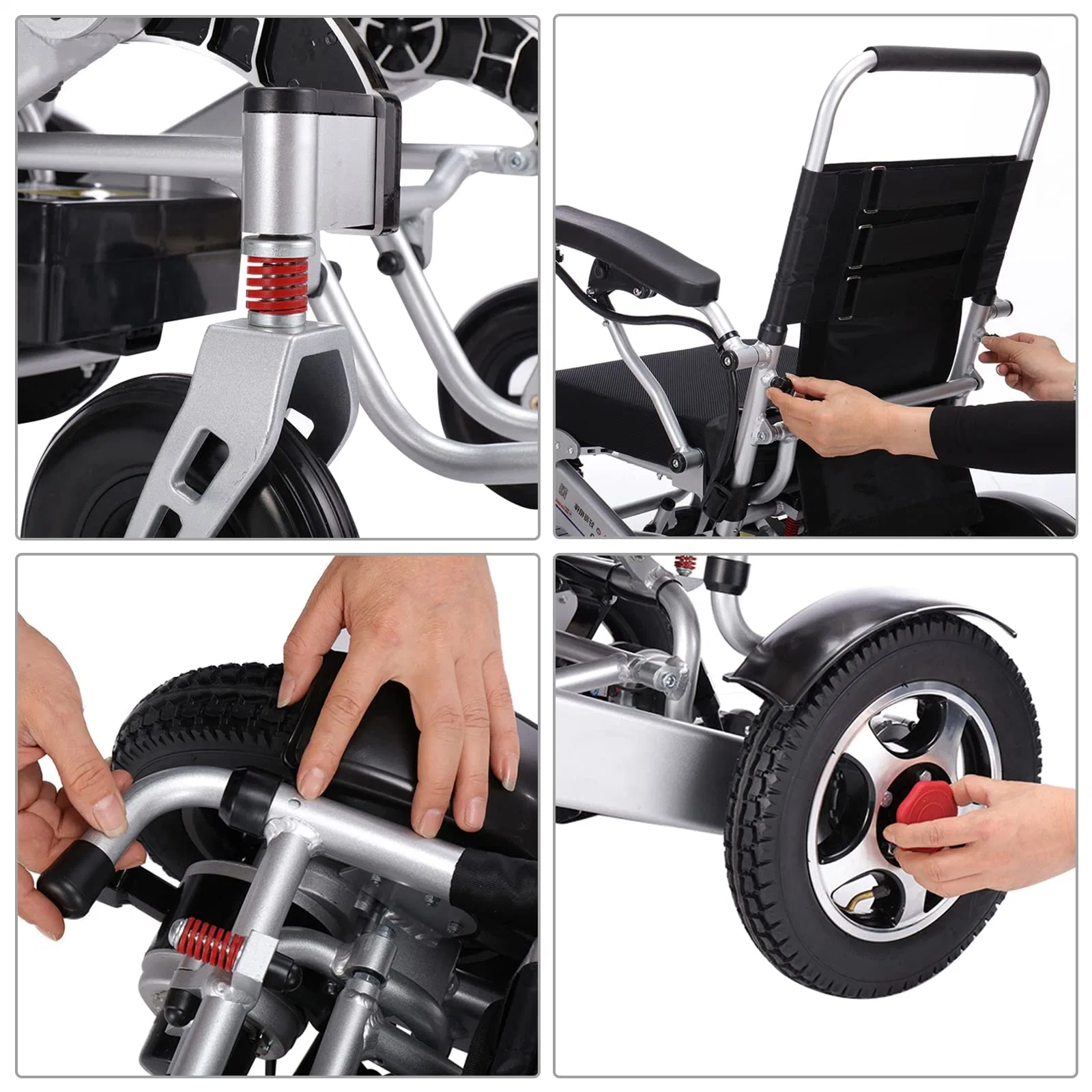 RoHS Approved Wheelchair Brother Medical Standard Packing 80*27*60cm Electric Mobility Scooter