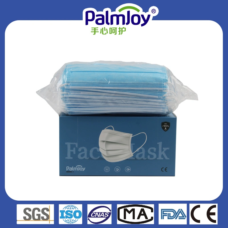 قناع الوجه الطبي القابل للتصرف 5 ly Face Mask CE TUV En14683