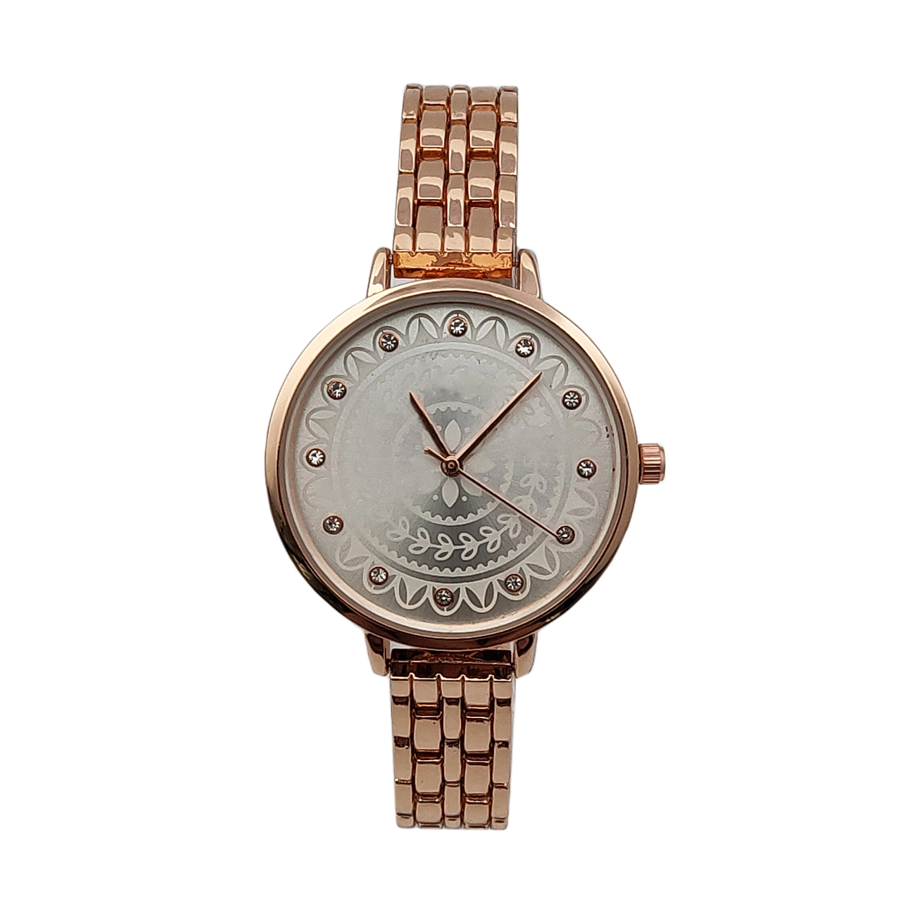 Customized Metal Strap Alloy or Steel Wrist Watch