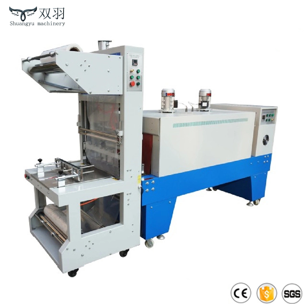 High Speed Automatic Shrink Sleeve Wrap PE Film Wrapping Shrinking Wrapper Packing Machine for Make up