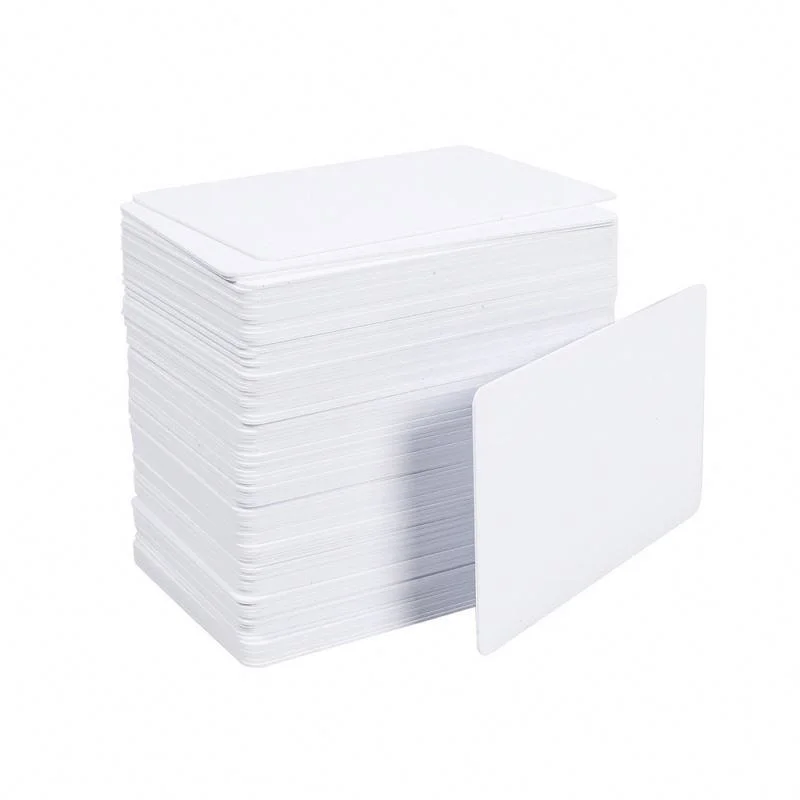 White PVC Material Blank Card