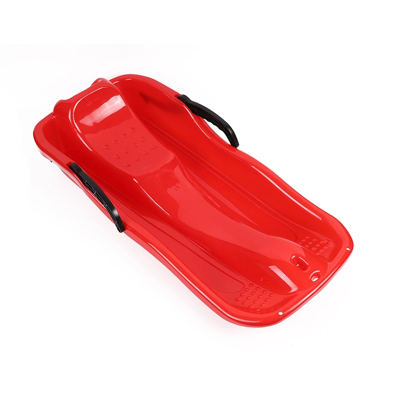 Winter Outdoor Plastic Snow Sled Heavy Duty Skiing Snow Sled Plastic with Brake