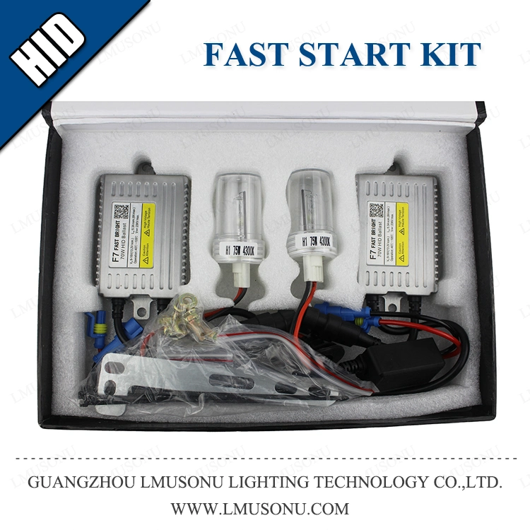 Xenon F7 Fast Bright H1 H3 H7 H11 9005 9006 HID Kits 75W