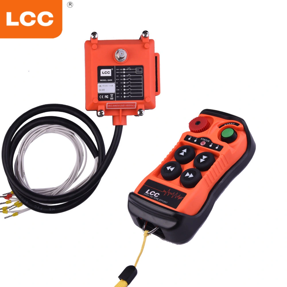 Q400 Lcc Crane Remote Control Hosit Remote Contorl Industrial Wireless Crane Remote Control Hoist Crnae Remote Control