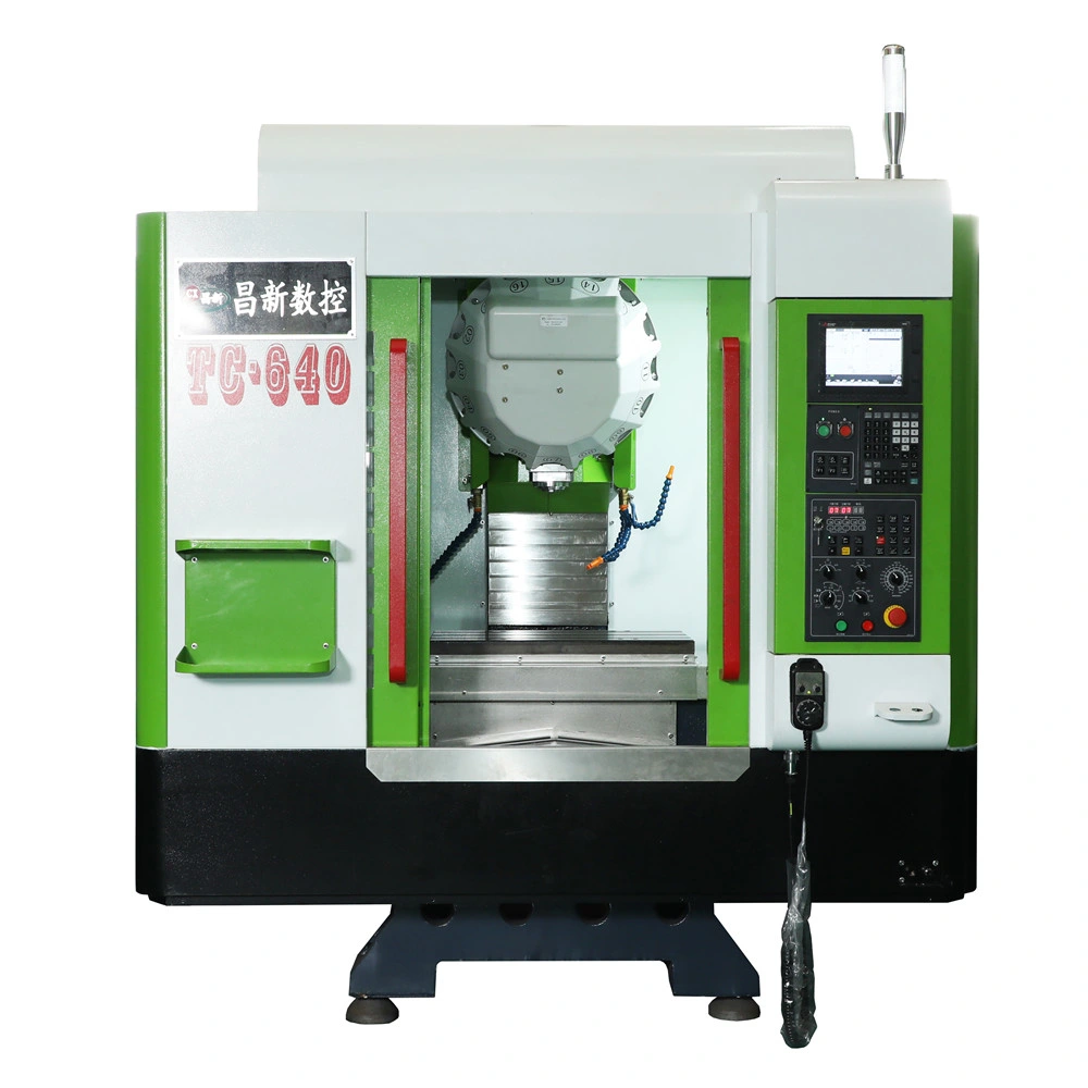 High Speed High Precision Vmc CNC Milling Drilling Tapping Center Machine Tools for Metal Aluminum Brass Cutting Processing (TC-640/ T6)