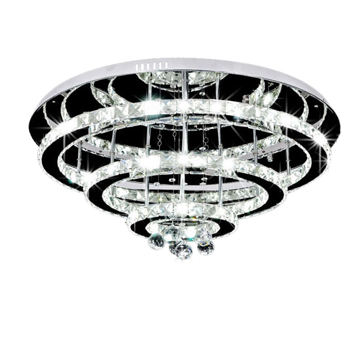 Deluxe Style Interior Living Room Crystal Chandelier Ceiling Lighting