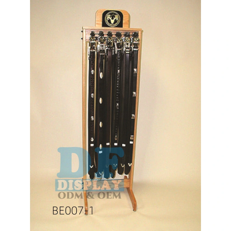 Metal Iron Display Rack Stand with Hanger for Retail Underwear Belt Glove Display Rack