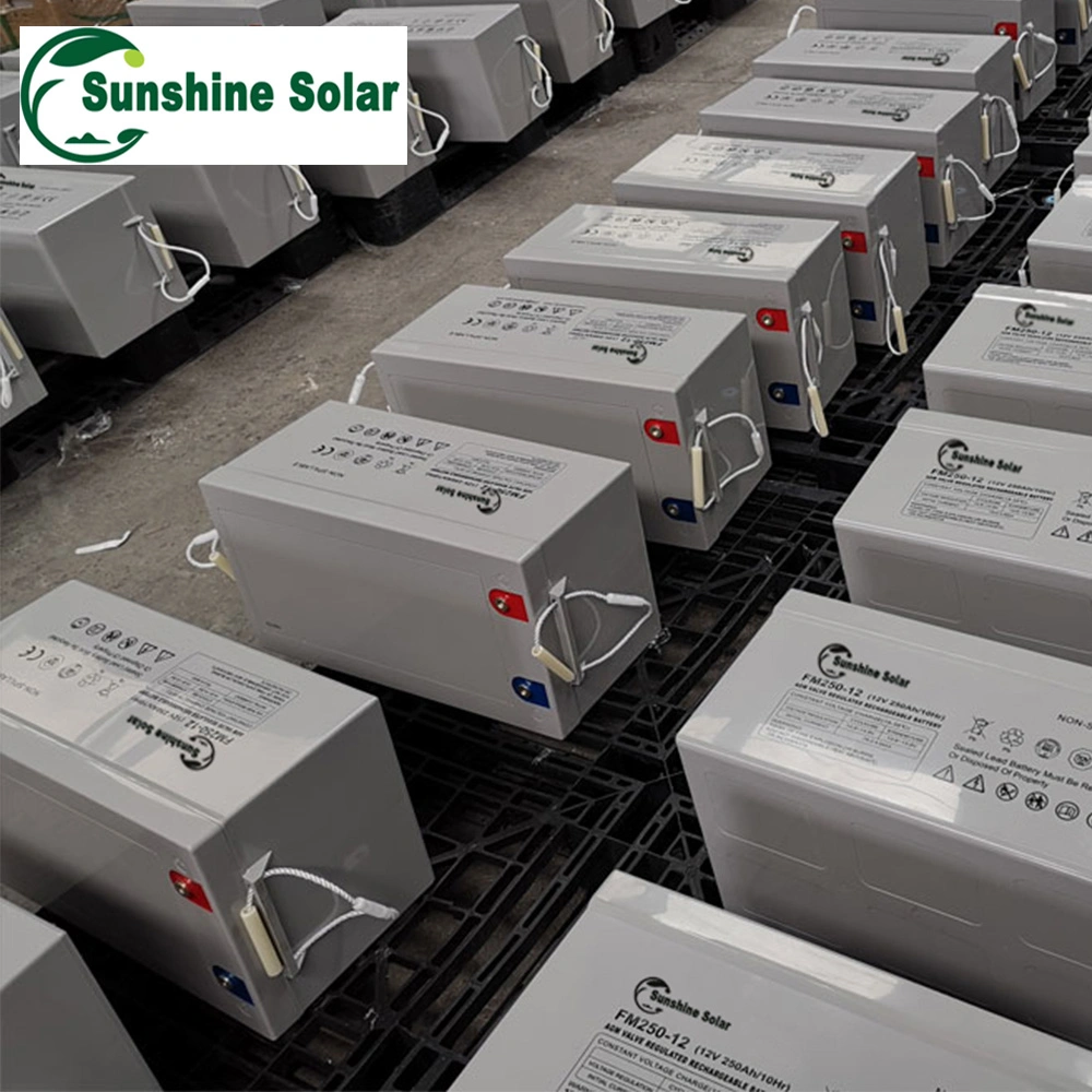 Sunshine Ritar Deep Cycles 12V 28ah 100ah 200ah 250ah 300ah Gel Lead Acid Solar Battery Price