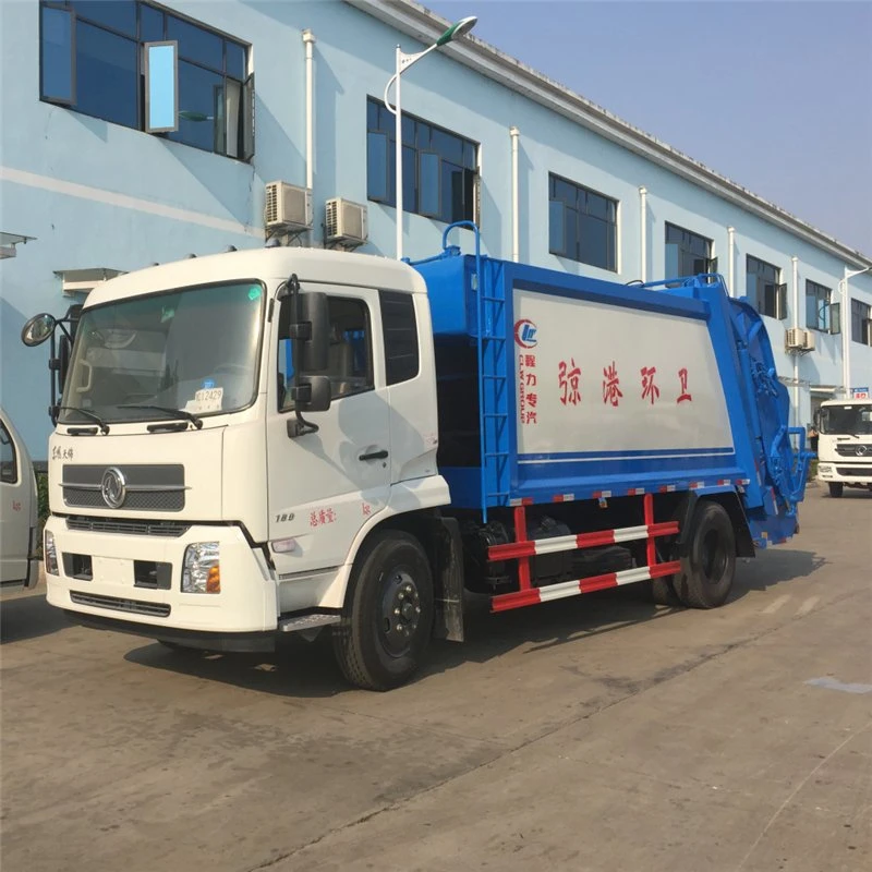 Dongfeng 12 Cubic Good Prices Rubbish Collector Special Garbage Compressor Truck