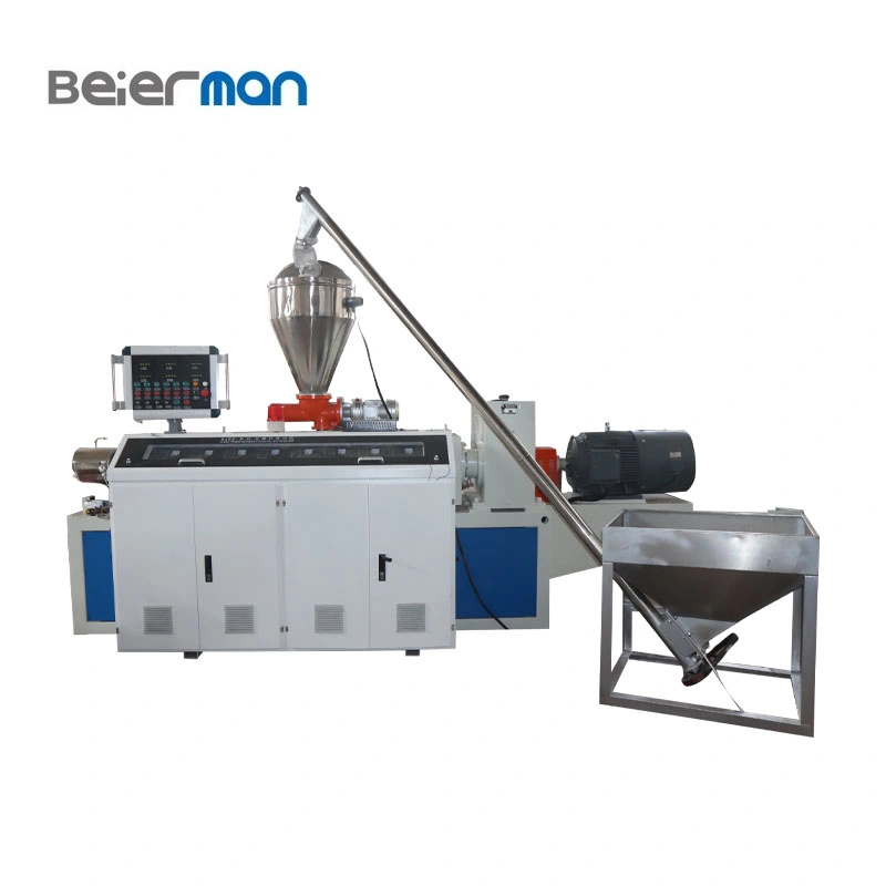 Screw Feeder PP PE PVC Recycling Plastic Granulator Granulation Extruder Pelletizer Granules Making Pelletizing Machine