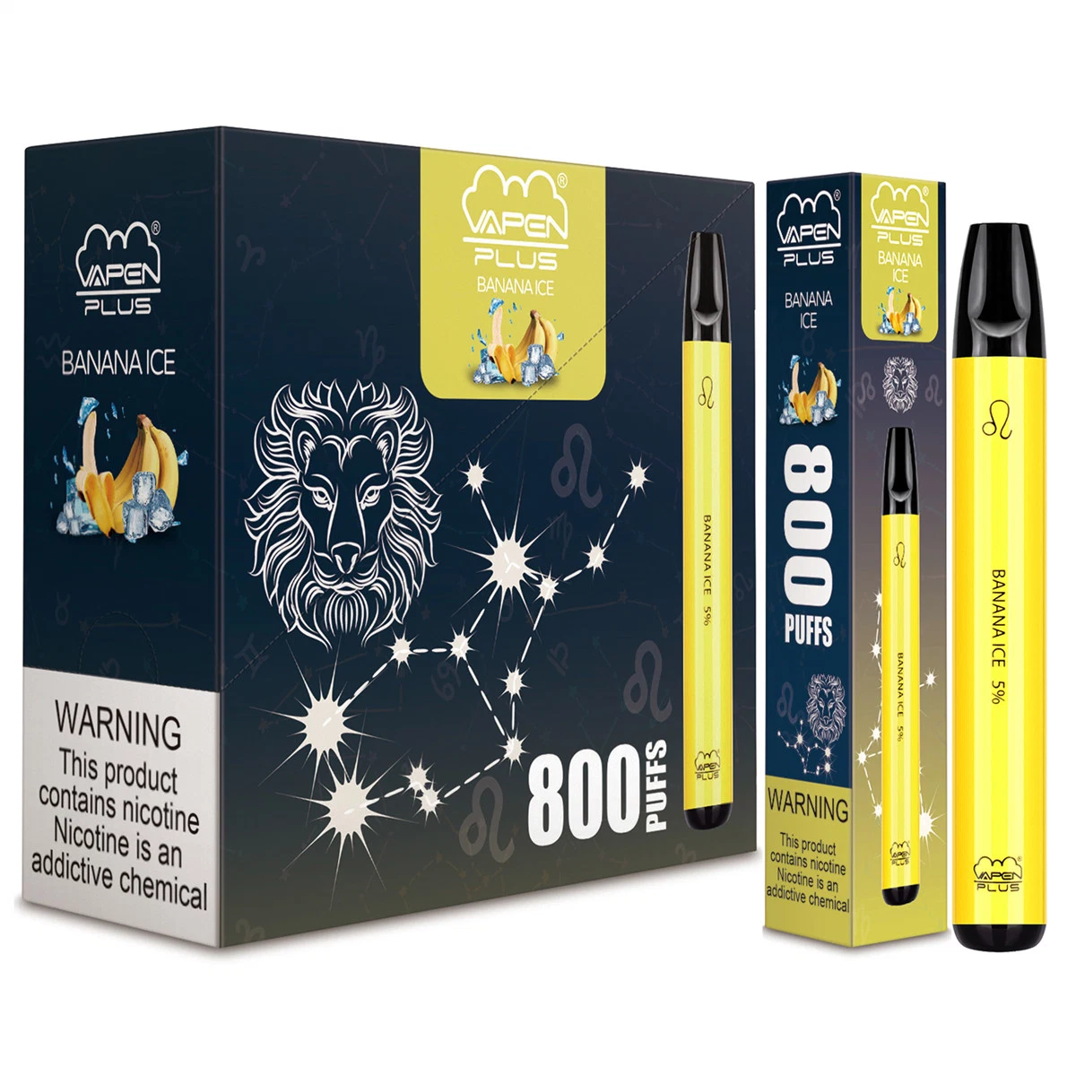 Vapen Plus 800 inhalaciones sabor de la fruta cigarrillo desechable Vape precio de fábrica de plumas