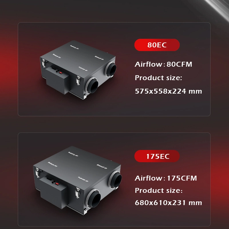 El volumen de aire grande de alta velocidad Erv Ventilador centrífugo con CE