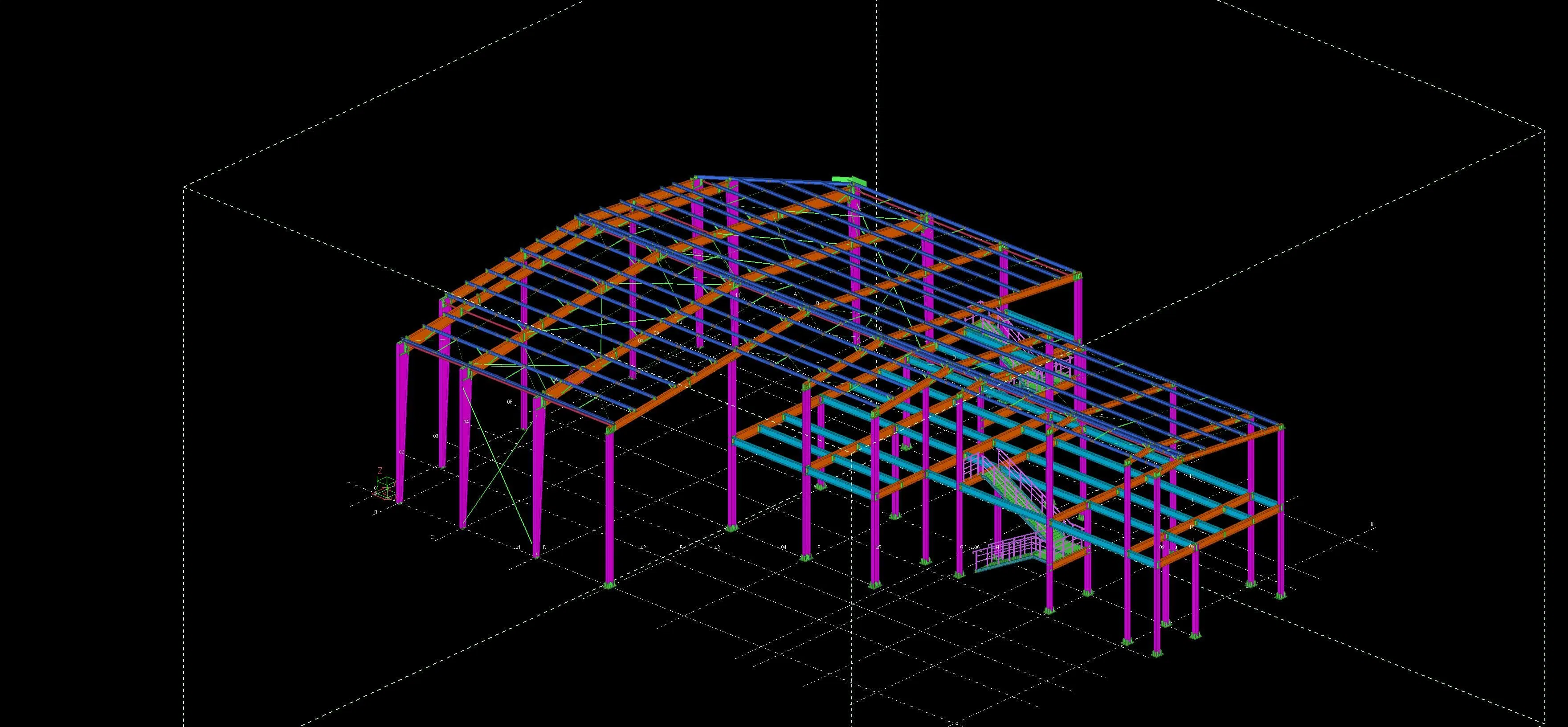 Prefabricated Windproof Light Steel Frame Structure Basketball