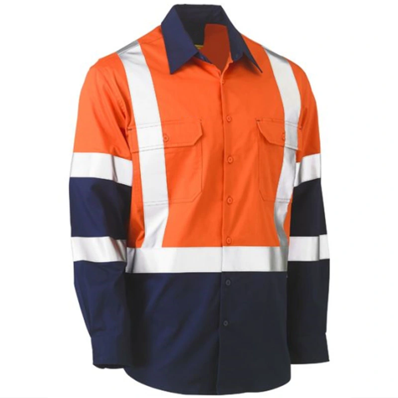 Hotsale Long Sleeve Australian Solid Color Work Cotton Plain Shirts