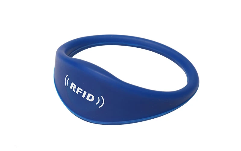 G028 Oblate Head 125kHz RFID Silicone Wristband with Em4305 Chip